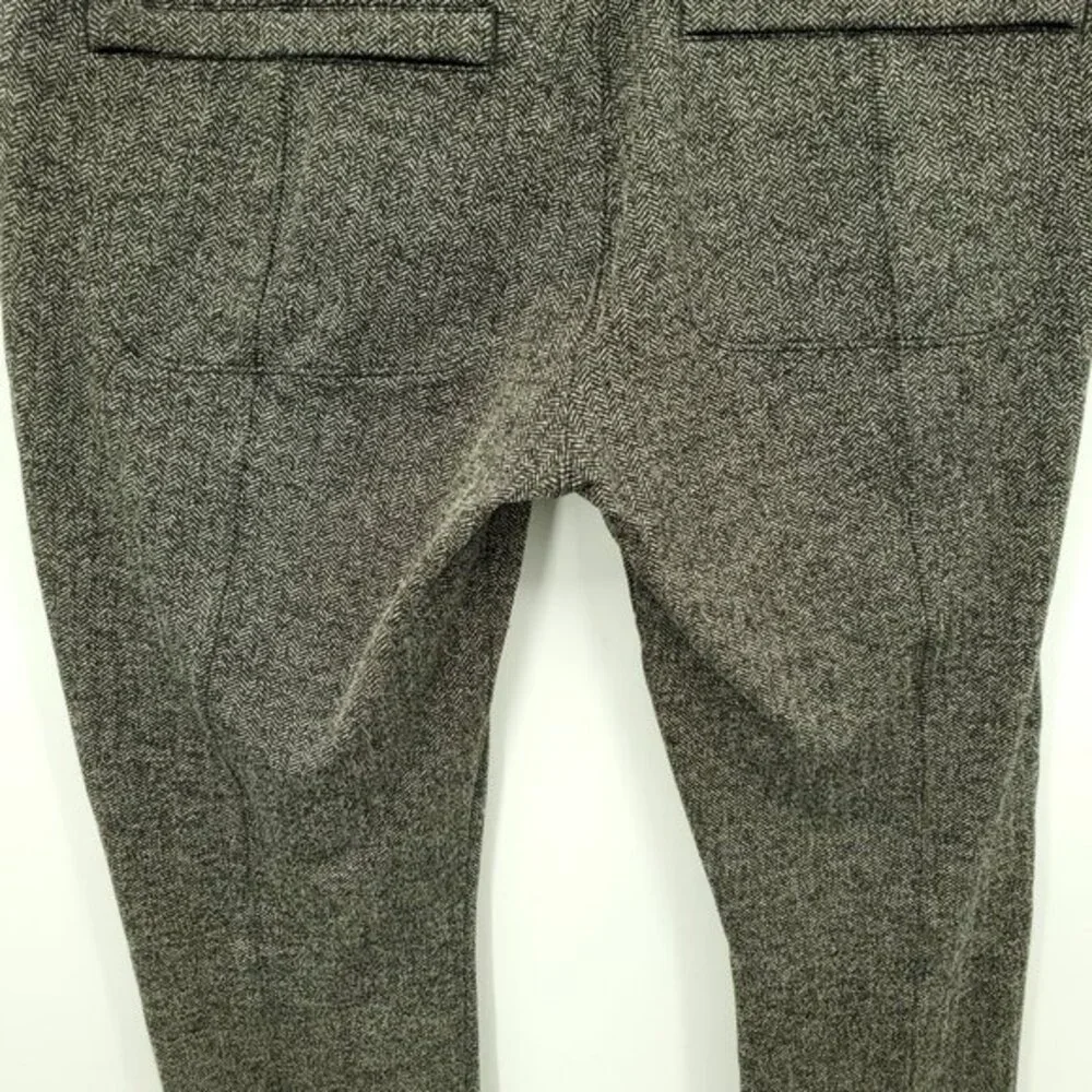 Athleta Delancey Herringbone Tight M Black/Abalone Gray
